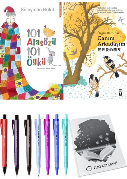 Canım Arkadaşım ve 101 Atasözü 101 Öykü Süleyman Bulut 2li Set