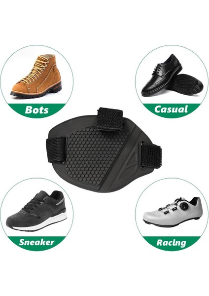 Motosiklet Ayakkabı Koruma Pedi Motor Vites Pedi Ayakkabı Bot Koruma Kauçuk Vites Değiştirici modelleri