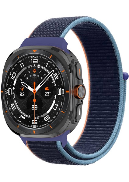 ​​Galaxy Watch Ultra 47MM Krd-03 Hasır Kordon-Lacivert