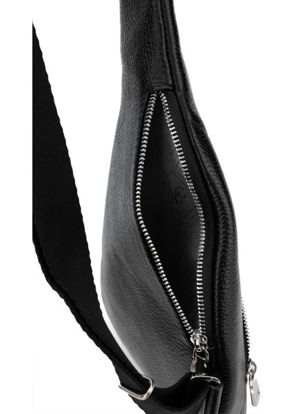 Erkek Siyah Body Bag Çanta 995 230223 Erk Canta Y24 Sıyah