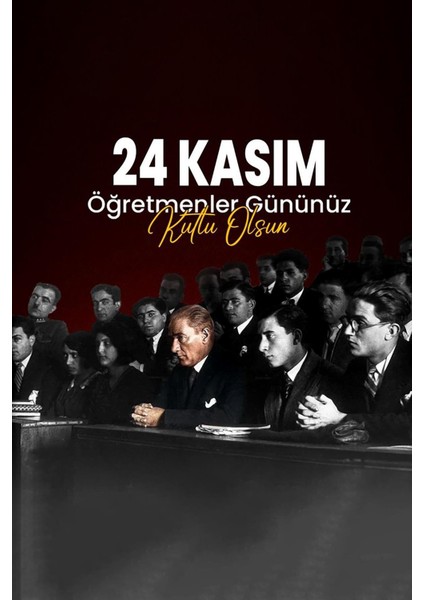 Öğretmenler Günü Özel Poster Raşel Kumaş 70X105 Cm- No:20