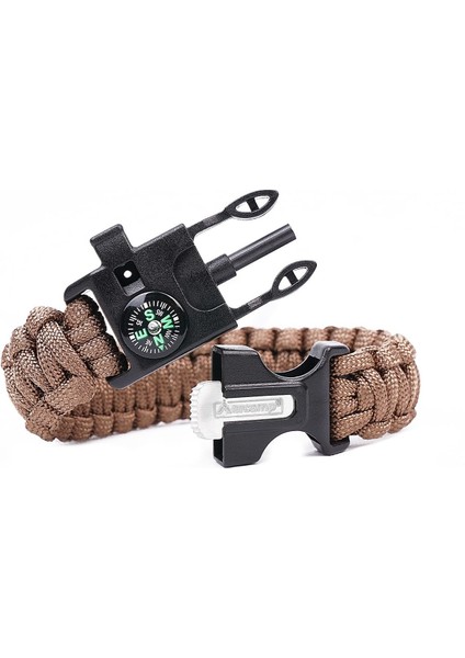 Çok Fonksiyonlu Paracord Kahverengi Bileklik fiyatları