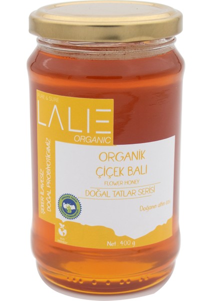 ORGANİK ÇİÇEK BALI 400 GR