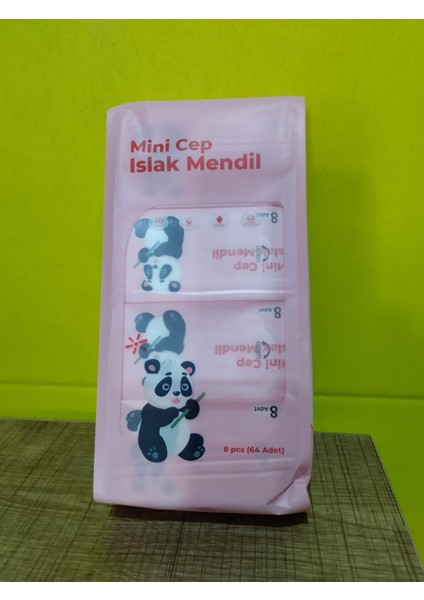 8'li Mini Islak Mendil