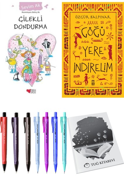 Göğü Yere Indirelim ve Çilekli Dondurma 2'li Set