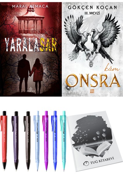 Onsra 3 Kam ve Ephesus Yayınları Yaralasar 4 Maral Atmaca 2li Set