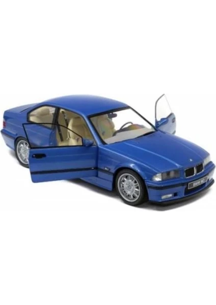 1:18 Diecast Model Araba Bmw E36 Coupe M3 Blue Estoril