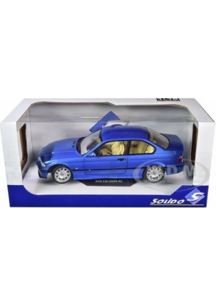 1:18 Diecast Model Araba Bmw E36 Coupe M3 Blue Estoril