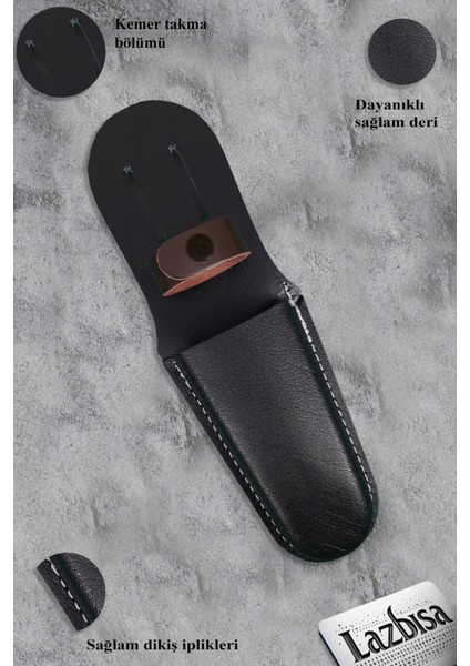 LZ-K10 Budama Makası Bağ Makası ve Deri Kılıfı 2'li Set