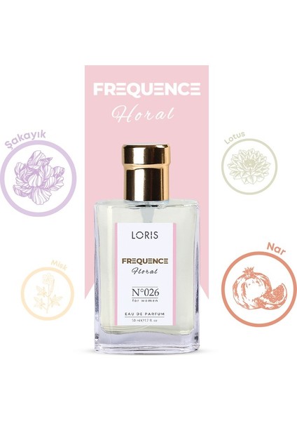 K-026 Frequence Kadın Parfümü 50 ml
