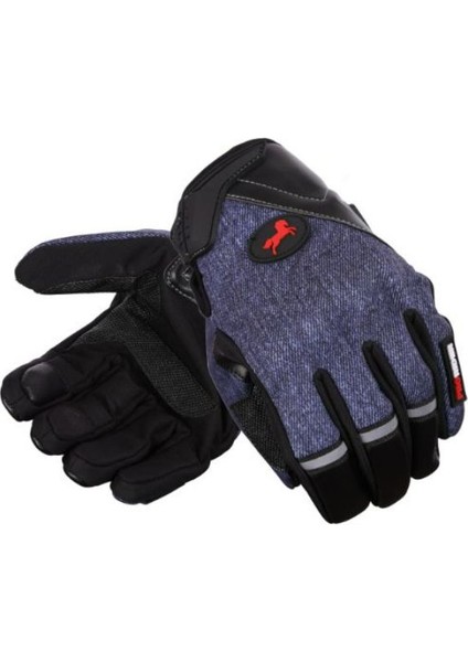 Motosiklet Eldiveni Soft Tpu Koruma Yüksek Performanlı Telefon Dokunmatik Motor Eldiven Denim Jeans