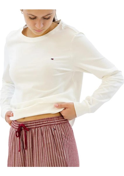 Kadın Kırmızı Pijama Takımı ( Terlik li ) UW0UW04853 modelleri