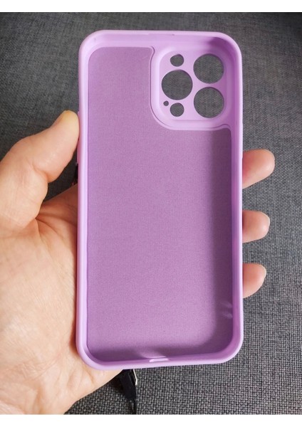 iPhone 12 Pro Max Uyumlu Kamera Korumalı Mickey Mouse Tasarım Telefon Boyun Askılı Set Kılıf