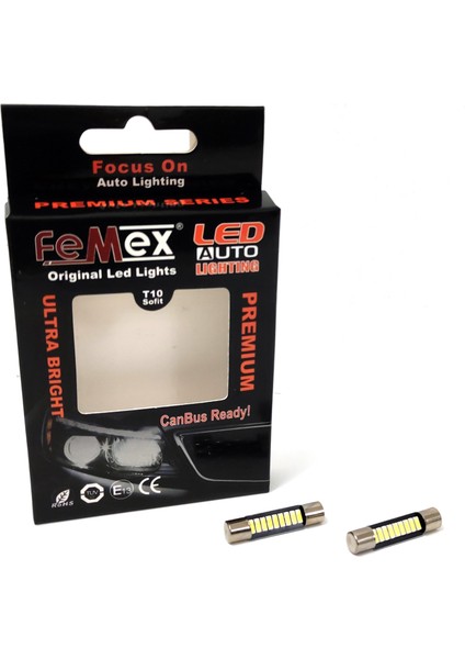Premium 4014 Chipset 21SMD Sofit LED Ampul 28MM