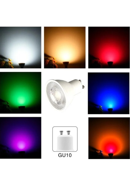 5 Adet 7W LED Ampul (Gu-10) (4000K)