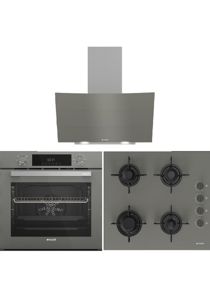 Gri Ankastre Set ( AFC 330 G - P 14 YEG - OCD T 601-1 EG )