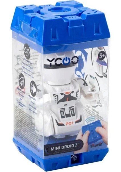 Nessiworld Sıl 88595 Silverlit Kumandalı Mini Droid Z Robot -Necotoys