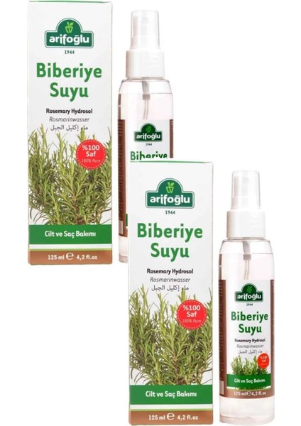 Biberiye Suyu 125 ml x (2 Adet)