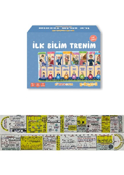 Yap Boz Keşfet Ilk Bilim Trenim Cırt Cırtlı + Mat. Öğreten Cetvel