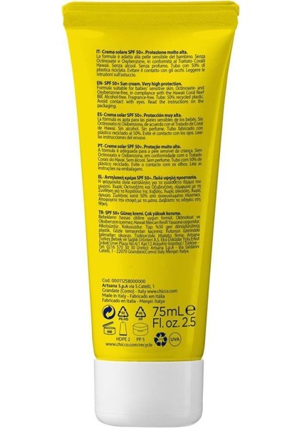 Nessiworld Chicco Baby Moments Sun Güneş Kremi Spf 50+ 75 ml + After Sun Hediye indirimleri