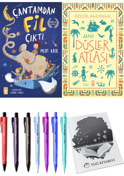 Düşler Atlası ve Çantamdan Fil Çıktı 2'li Set