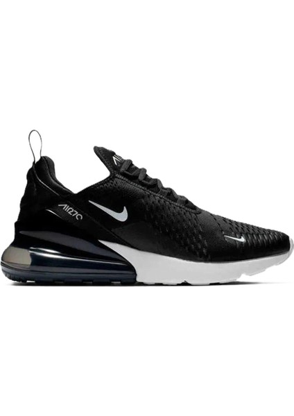 Air Max 270 Unisex Sneaker Black-White Swoosh Günlük Spor Ayakkabı Siyah-Beyaz Swoosh