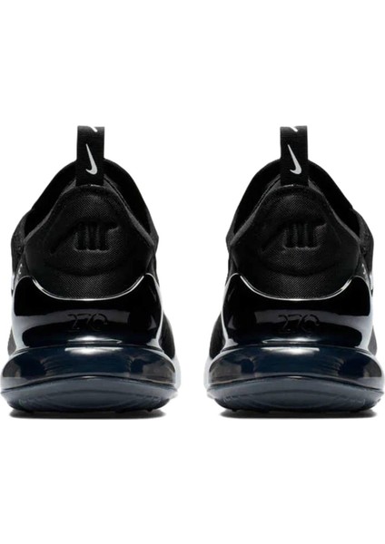 Air Max 270 Unisex Sneaker Black-White Swoosh Günlük Spor Ayakkabı Siyah-Beyaz Swoosh