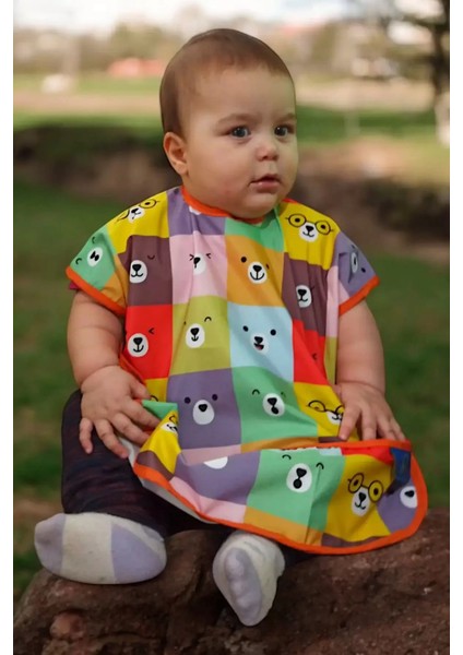 Colour Bear's Kolsuz Sıvı Geçirmez Aktivite ve Mama Önlüğü 6-24 Ay fiyatları