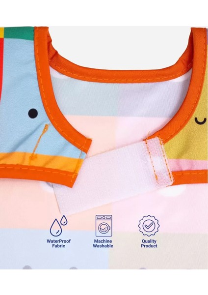 Colour Bear's Kolsuz Sıvı Geçirmez Aktivite ve Mama Önlüğü 6-24 Ay fırsatları