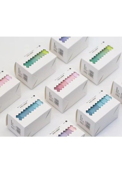 Vintage Washi Tape Bant Yapışkanlı Maskeleme Kağıdı Renkli Bant 6 Lı - Mavi Tonları fırsatları