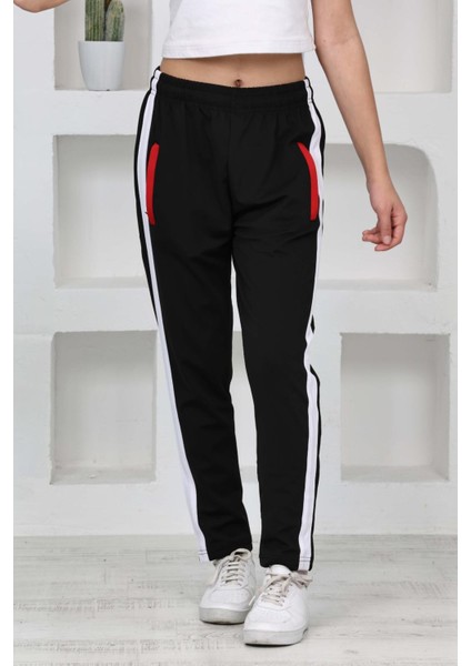 Çocuk Scuba Dalgıç Kumaş Dar Paça Çizgi Detaylı Esofman Altı fiyatları