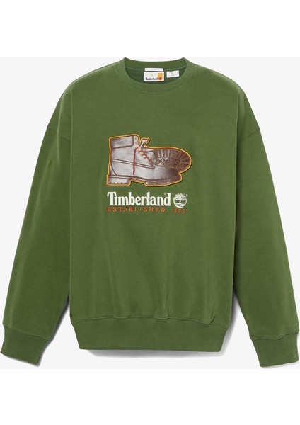 New Box Fit Badge Crew Neck.-