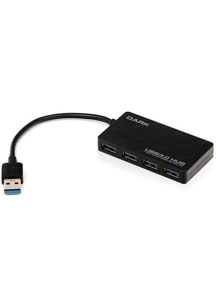 Connect Master DK-AC-USB341 4port USB 3.0 Siyah USB Çoklayıcı Hub
