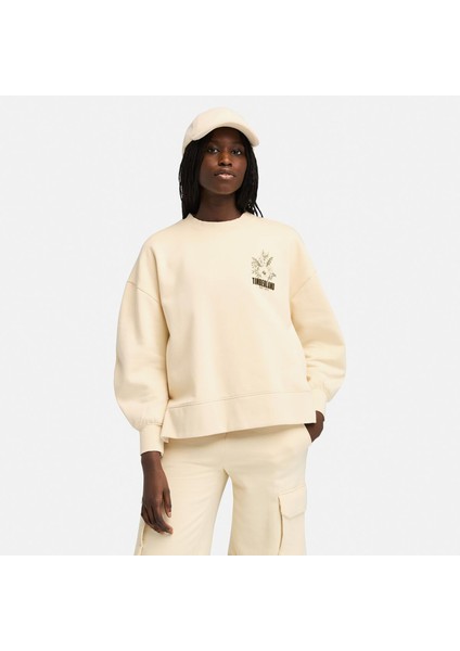 Brushed Chest Graphic Crew.-