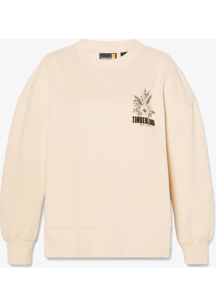 Brushed Chest Graphic Crew.-