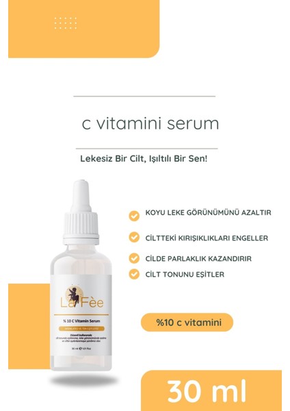 %10 C Vitamini Serum 30 ml