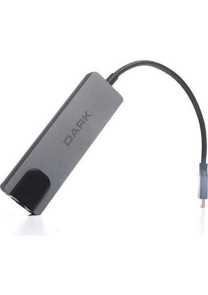 DK-AC-U31X46 Type-C To Ethernet / HDMI / USB 3.0 - USB 2.0 / Usb-C Pd 65W Macbook Pro/air & Notebook/ultrabook Için Port Çoklayıcı Hub