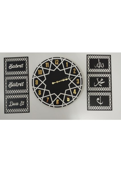 Duvar Saati ve Duvar Süsüleri Komple Çok Şık Hediye fırsatları