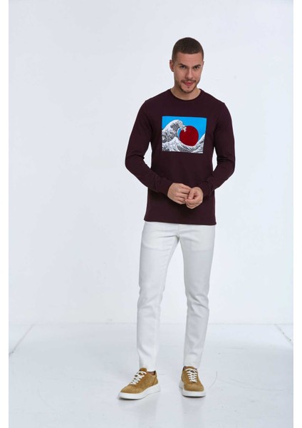 Ralph Erkek Uzun Kol Tişört Bordo fiyatları