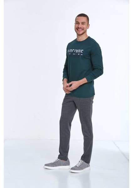 Capri Erkek Uzun Kol Tişört Yeşil indirimleri