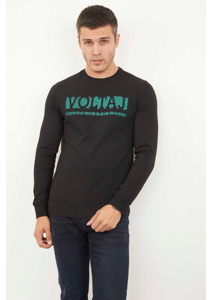 Galli Erkek Uzun Kol Tişört Siyah fiyatları