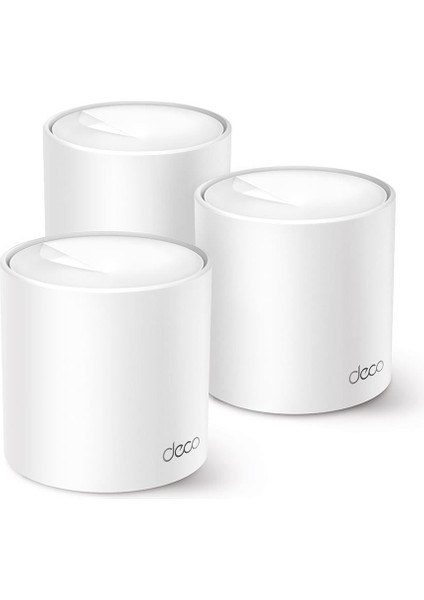 Deco X10 3lü Wi-Fi 6 AX1500 Tüm Evi Kapsayan Mesh Wifi Sistemi