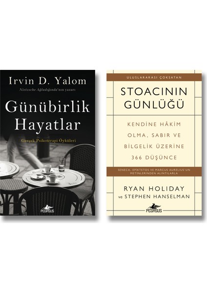 Günübirlik Hayatlar Ve Stoacının Günlüğü 2 Kitap Set - Irvin D. Yalom & Ryan Holiday Ve S. Hanselman