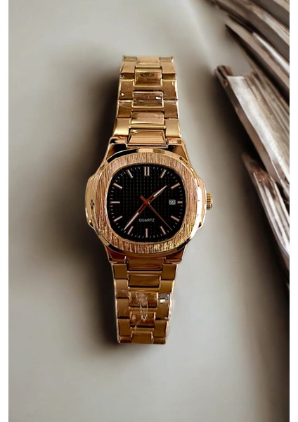 Çelik Kordonlu Şık Takvimli Erkek Kol Saati indirimleri