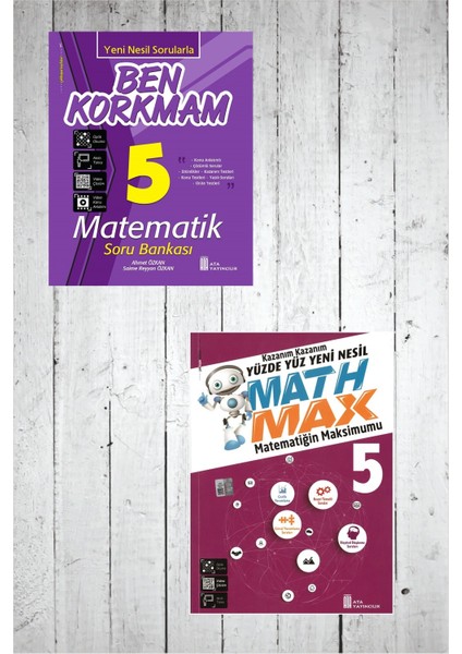 Ata 5.sınıf Ben Korkmam Matematik Soru Bankası -Math Max