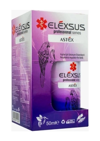 Muhabbet Kuşları Için Solunum Düzenleyici - Elexsus Astex (Profesyonel Seri)