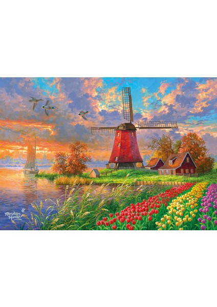 KS Game Tulip Farm 1000 Parça Puzzle