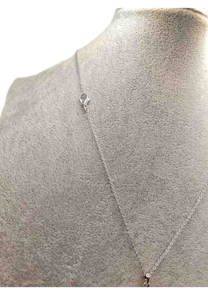 Gümüş Renk Bıçak Model Kolye modelleri