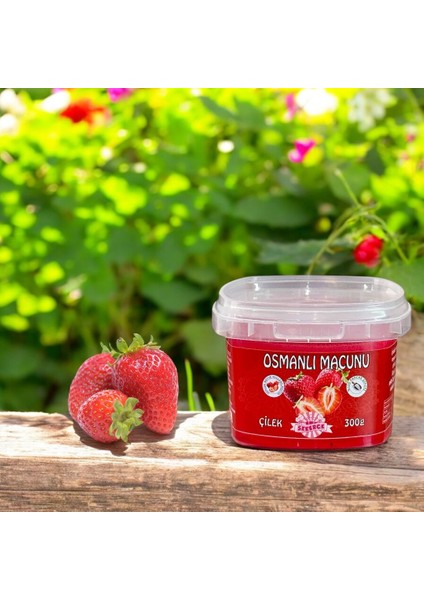 Osmanlı Macunu Meyveli 5 Çeşit x 300 Gr. Ev Seti 50 Adet Macun Çubuğu Hediyeli