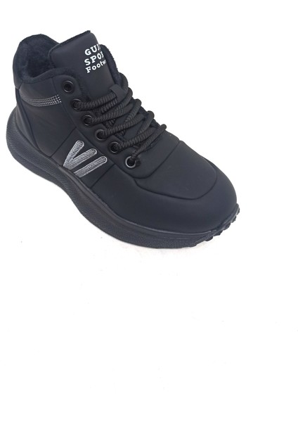 Siyah Kadın Sneaker Bot Ayakkabı